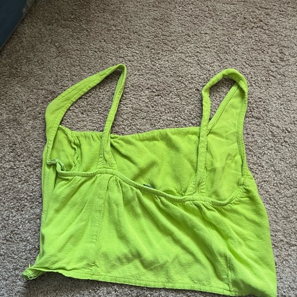 Green Crop Top - Picture 4 of 5